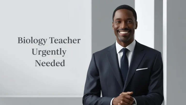 mindklass biology teacher urgently needed